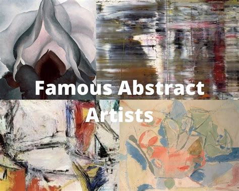 most famous abstract painters